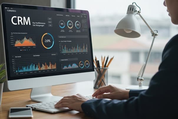 نرم افزار CRM روی کامپیوتر